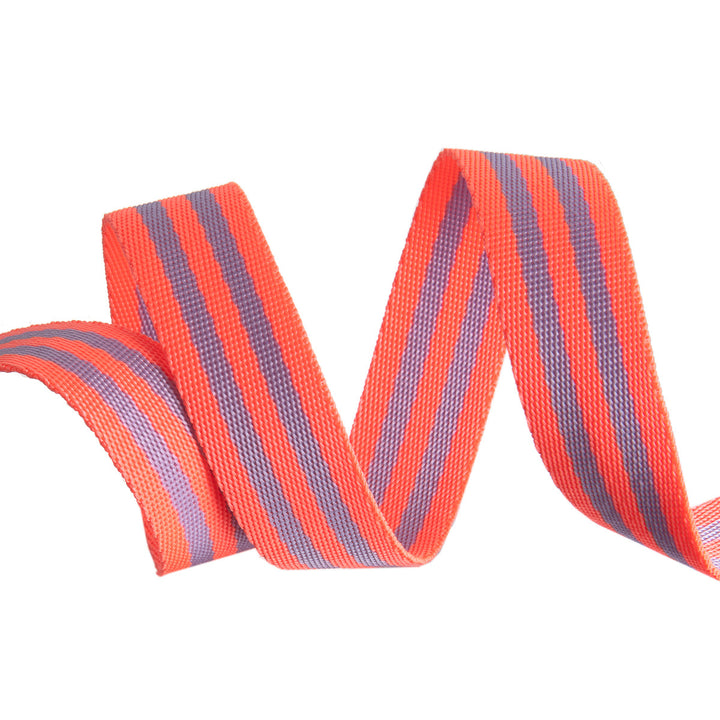 2yd Lavender/Pink - 1" Nylon Webbing - by Tula Pink
