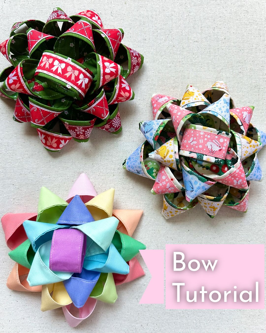 Handmade Gift Bow Tutorial