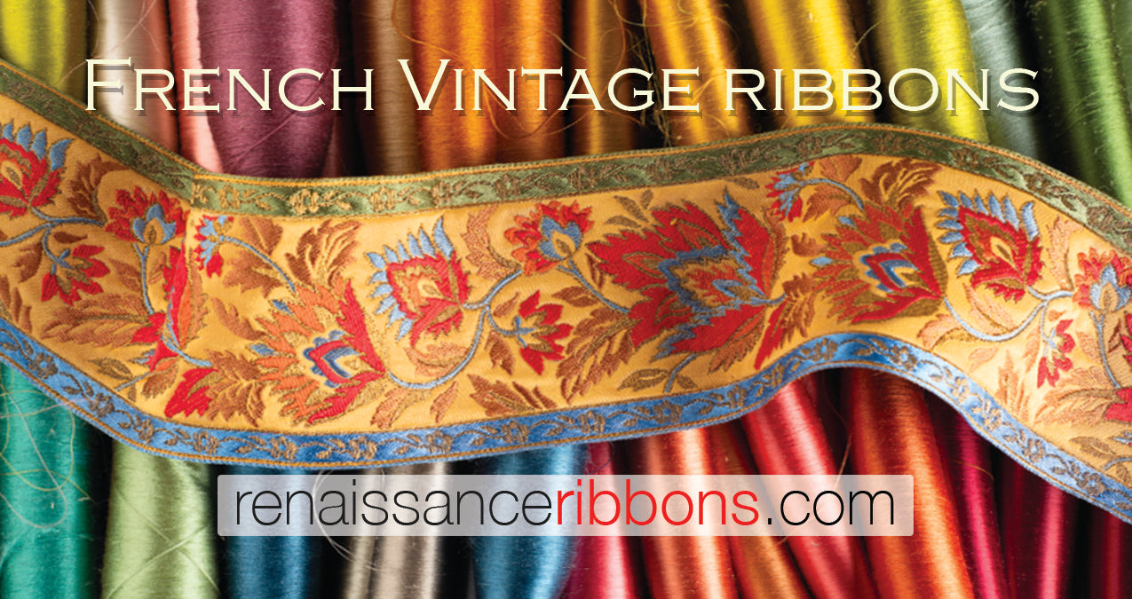 French Vintage Ribbon Boxes