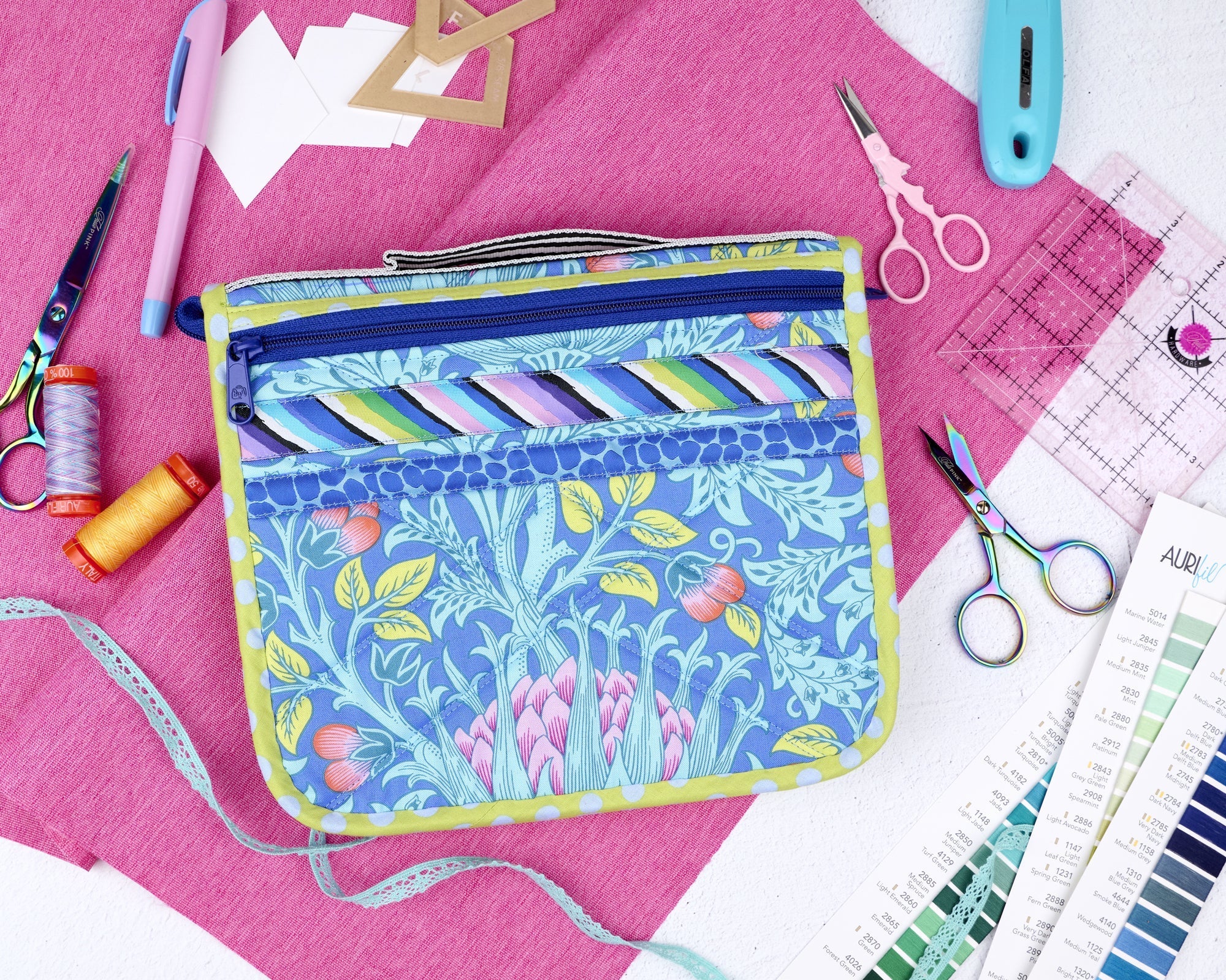 Zip It Up 2.0 | Mini Kit Club - February 2025 – Renaissance Ribbons