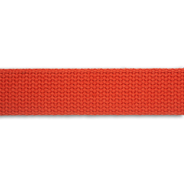 1.25" Orange Heavyweight Cotton Webbing