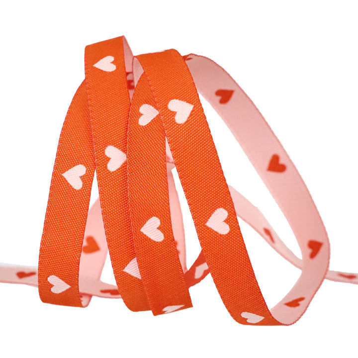 Hearts in Red - 3/8" width - Hearts and Sparks by Melody Miller - One Yard