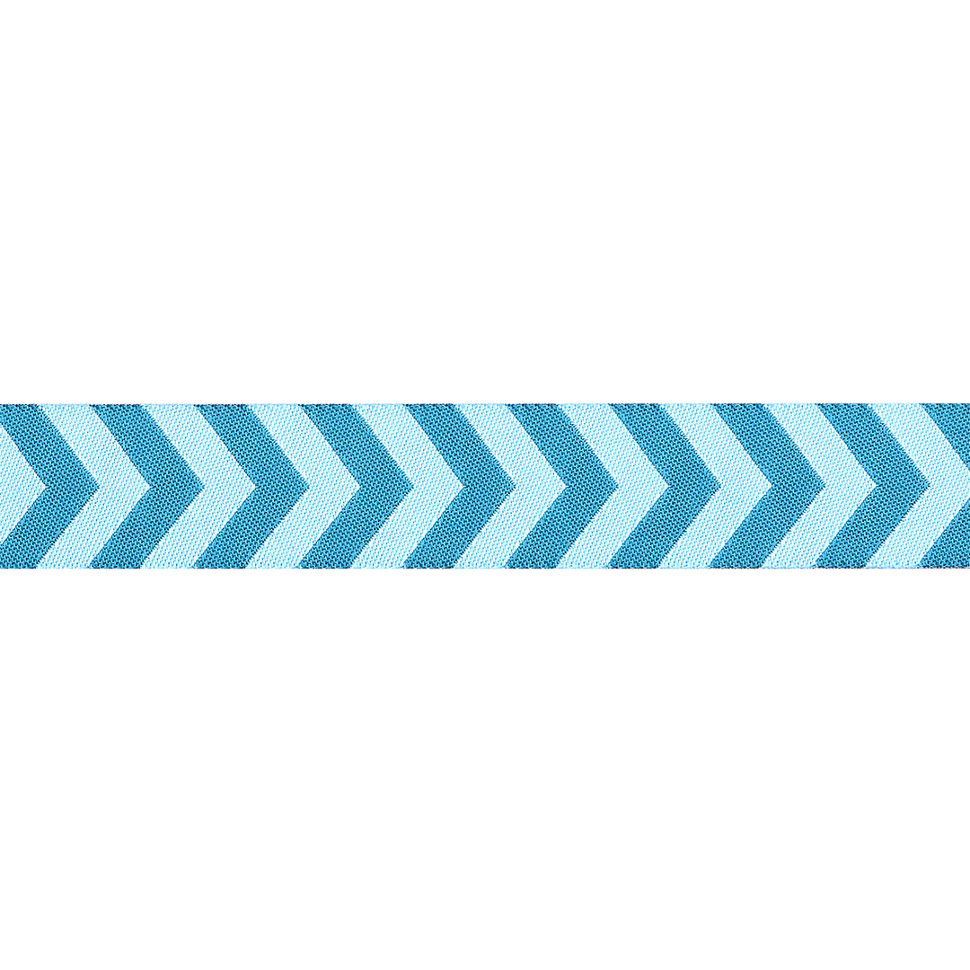PREORDER - High Flight - Taxiway in Vintage Blue - 7/8" width - by Sarah Thomas - One Yard