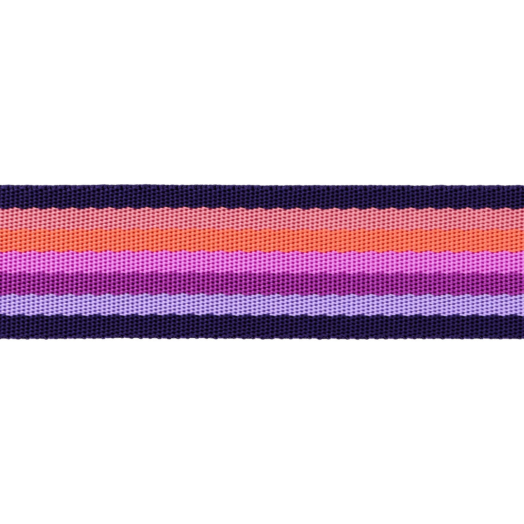 Floral Reef - Smooth Sailing in Ultraviolet - 1-1/2" width WEBBING - by Tula Pink - One Yard (Preorder)