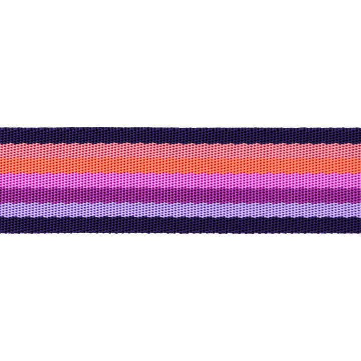 Floral Reef - Smooth Sailing in Ultraviolet - 1-1/2" width WEBBING - by Tula Pink - One Yard (Preorder)