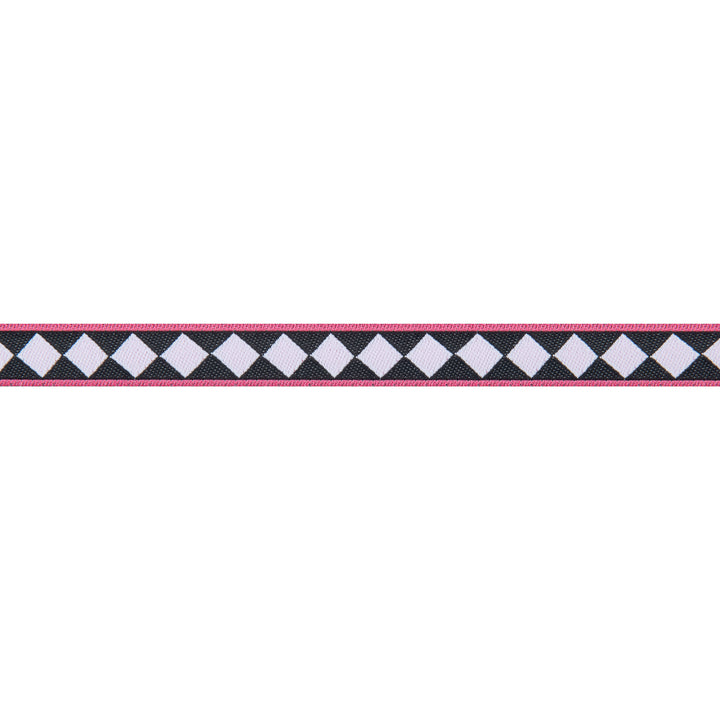 Diamond Pink edge  Mary Engelbreit-3/8" by the yd