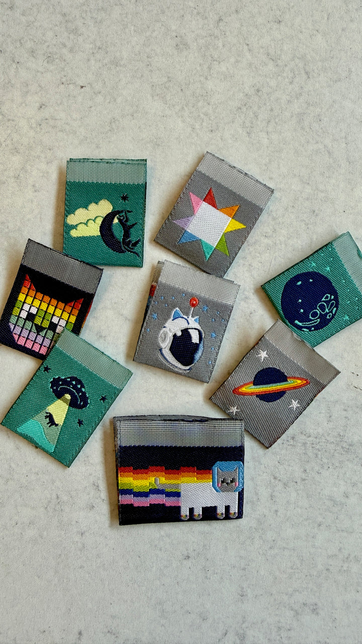 Meowter Space - Woven Label Pack