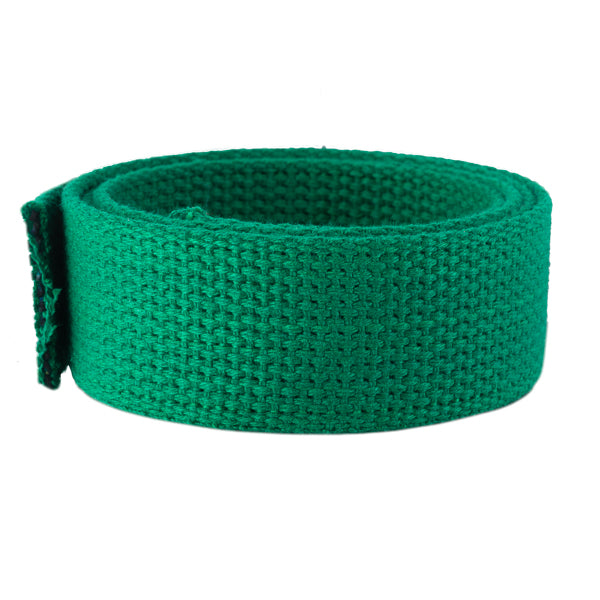 1.25" Kellygreen Heavyweight Cotton Webbing