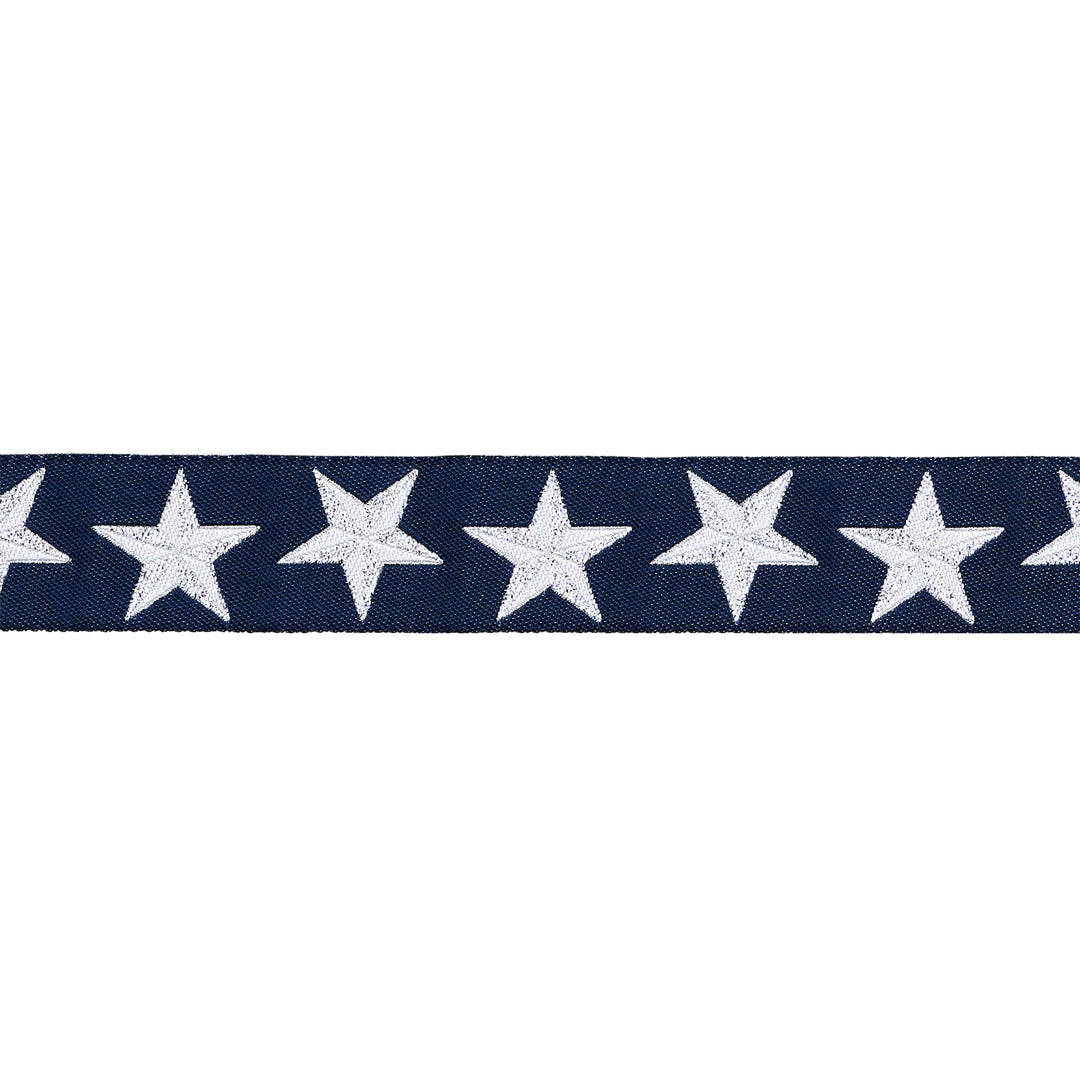 PREORDER - High Flight - Twinkle in Flag Blue - 7/8" width - by Sarah Thomas - One Yard