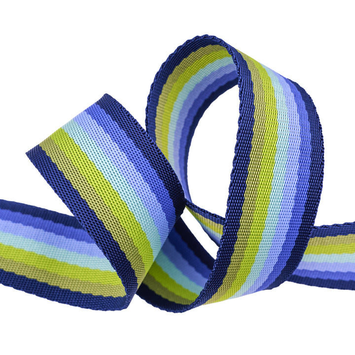 Floral Reef - Smooth Sailing in Marine - 1-1/2" width WEBBING - by Tula Pink - One Yard (Preorder)