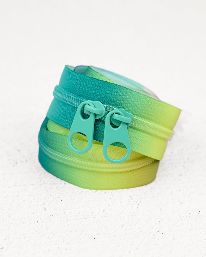 Coastal Fade - Handbag Zipper - Renaissance Ribbons