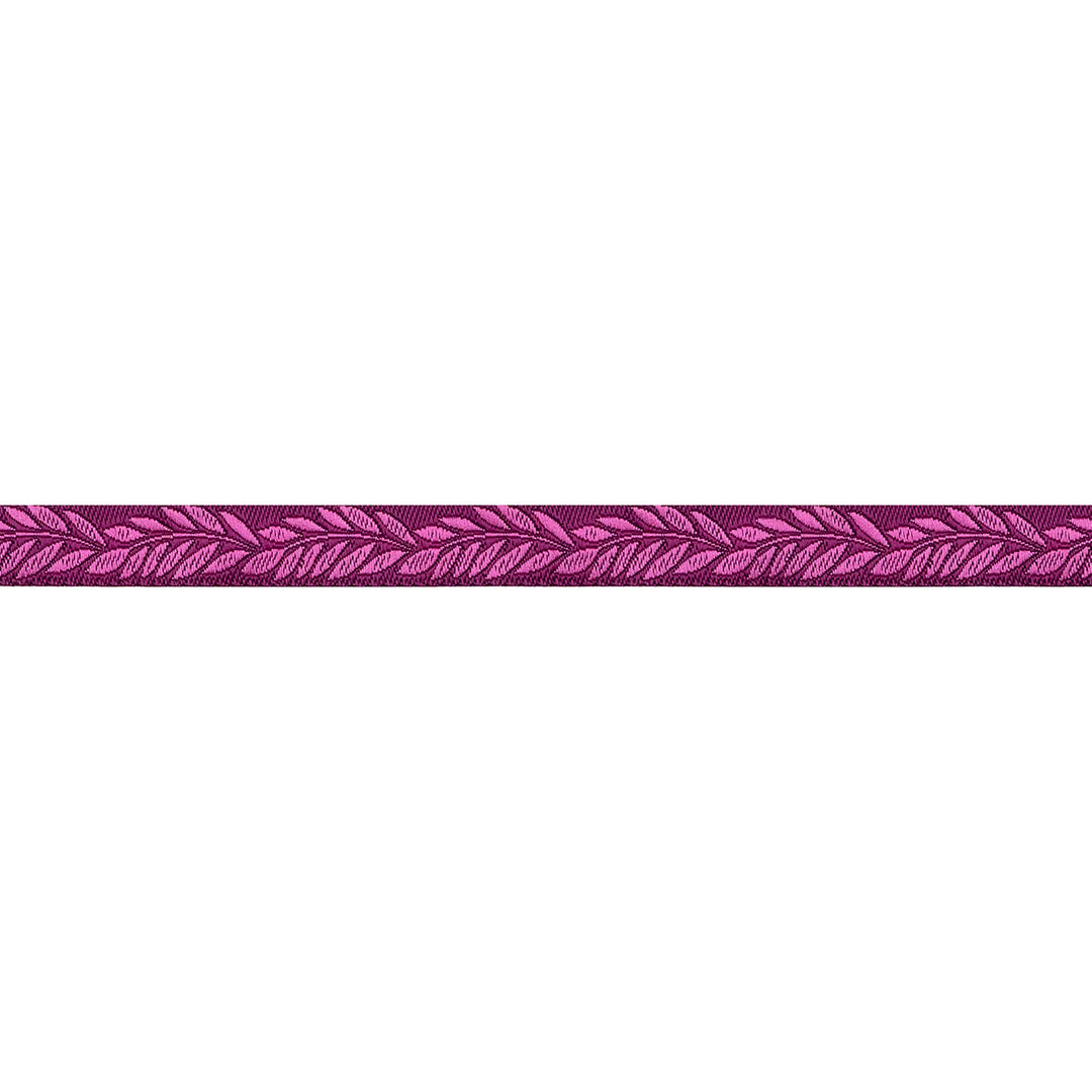 Foliage - Foliage in Plum - 3/8" width - by Sally Kelly - One Yard