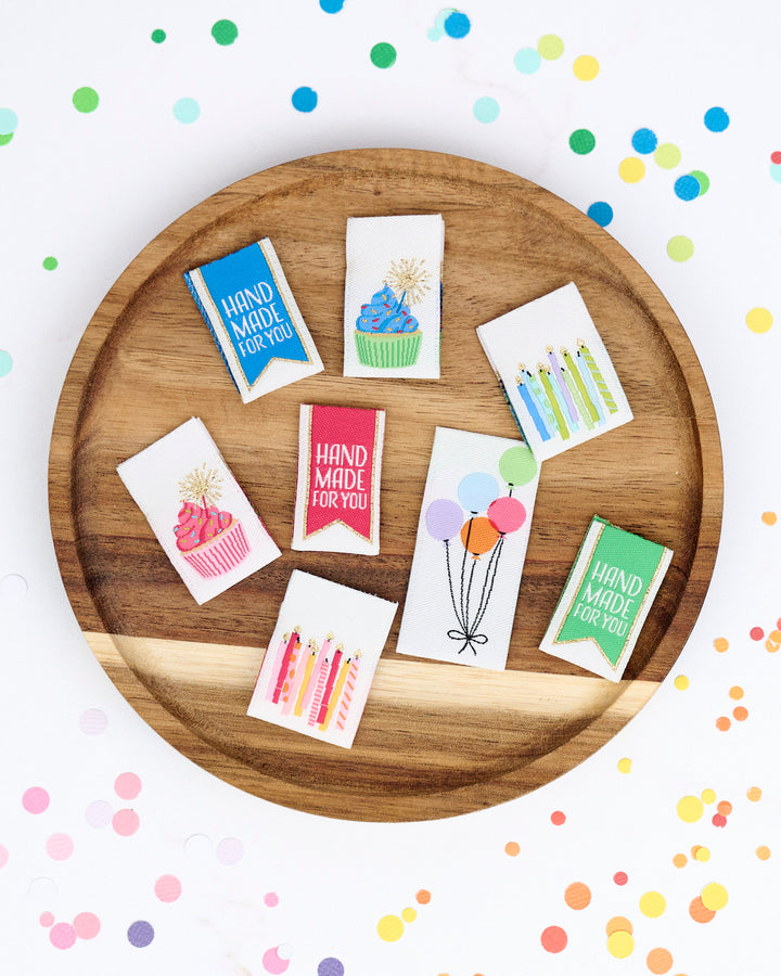 Happy Birthday - Woven Label Pack