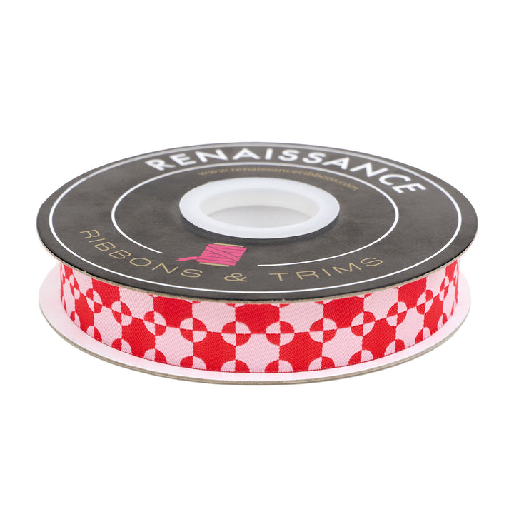 Playful - Target - 7/8" width - by Renaissance Ribbons - One Yard