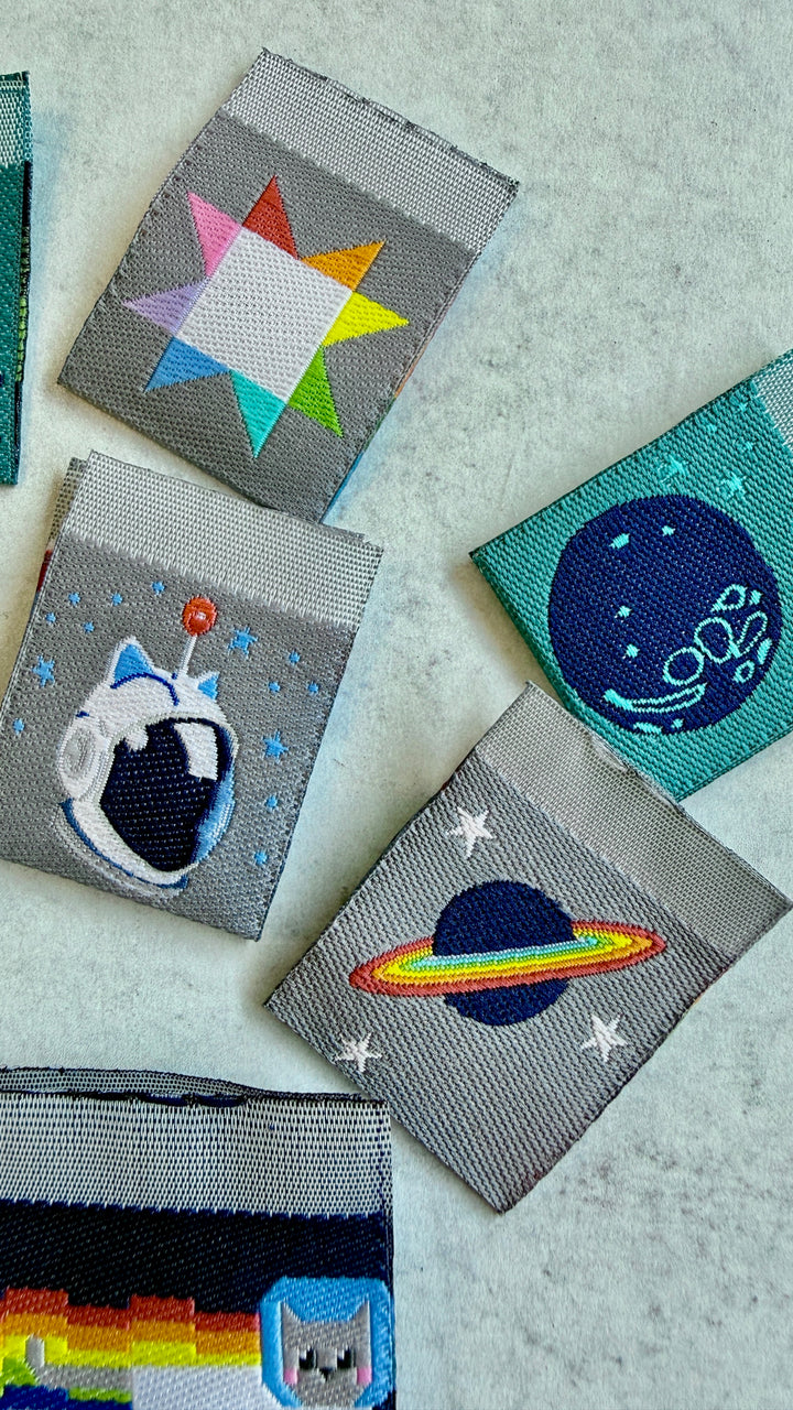 Meowter Space - Woven Label Pack