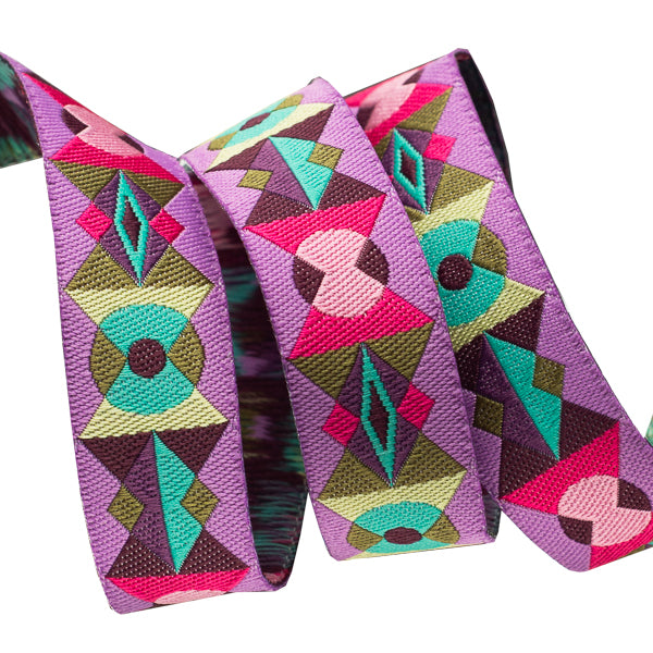 Arrowhead Lunar Glow Purple by Tula Pink - 5/8" - by the yard
