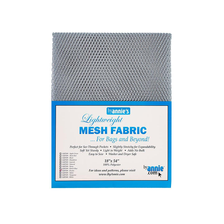 Lightweight Mesh - Pewter - 18x54in