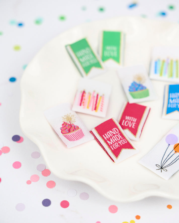 Happy Birthday - Woven Label Pack