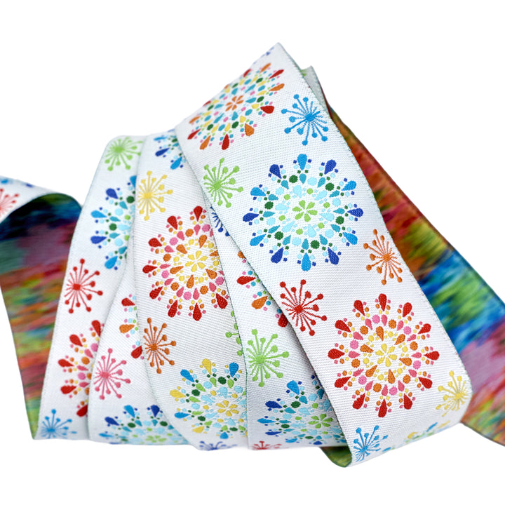 Wings of Wonder - Wonder in White - 1-1/4" width - by Sue Penn - One Yard (Preorder)