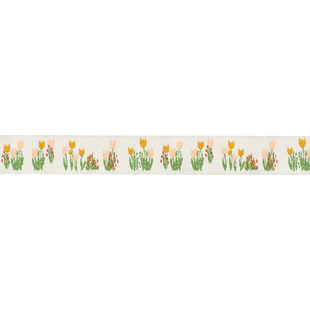 Celestial Garden - Tulip Bulbs - 5/8" width - by Alexandra Bordallo - One Yard