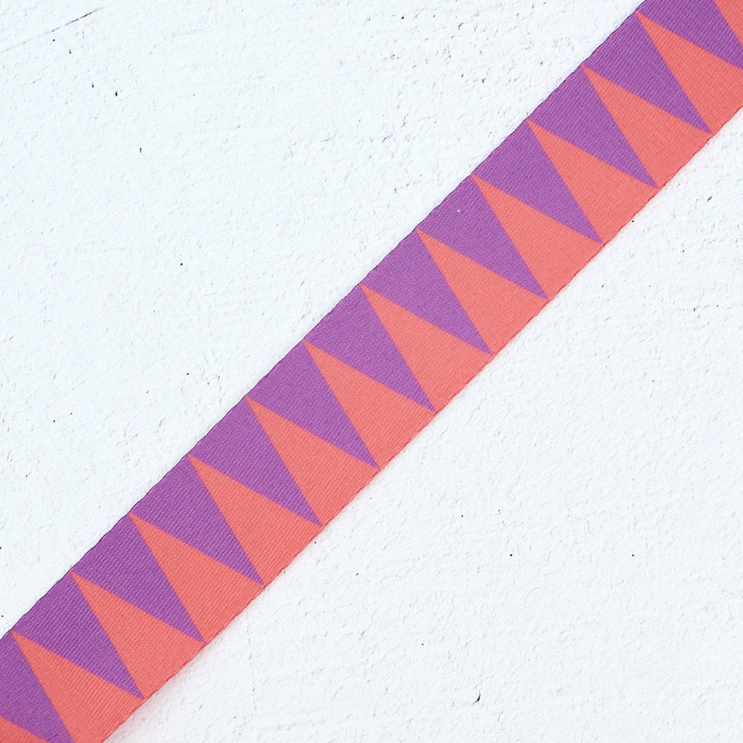 Sawtooth Webbing in Grape Slushy - 1-1/2" width - by Renaissance Ribbons