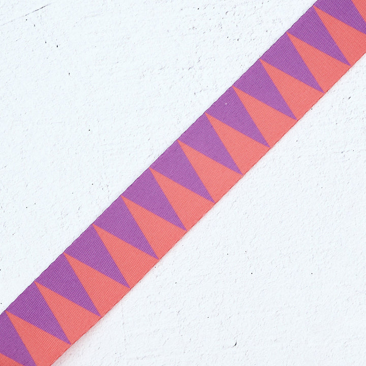 Sawtooth Webbing in Grape Slushy - 1-1/2" width - by Renaissance Ribbons