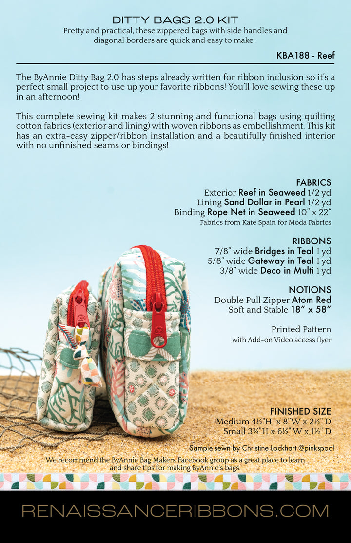 Sewing Kit - Ditty Bags 2.0 - Reef