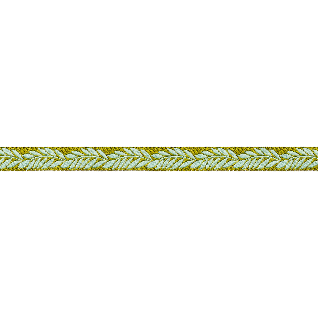 Foliage - Foliage in Jade - 3/8" width - by Sally Kelly - One Yard