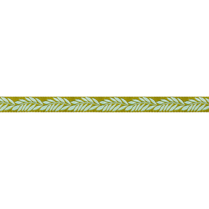 Foliage - Foliage in Jade - 3/8" width - by Sally Kelly - One Yard
