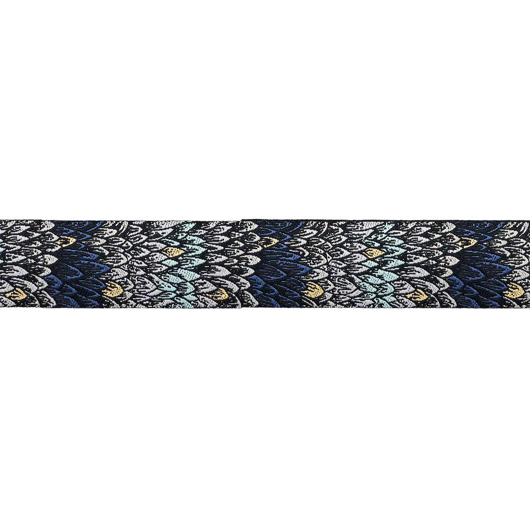 Fire Glow - Scales - 7/8" width - by Sarah Watts - One Yard