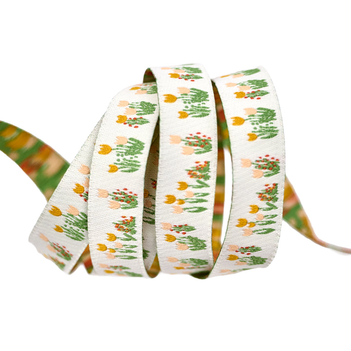 Celestial Garden - Tulip Bulbs - 5/8" width - by Alexandra Bordallo - One Yard