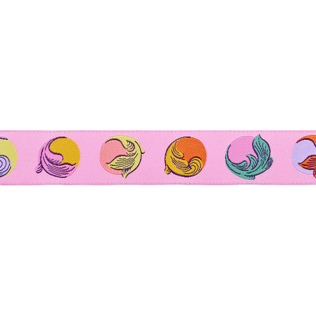 Legendary - Gumballs in Wild Orchid - 7/8" width - by Tula Pink - One Yard (Preorder)