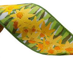 Artistic Daffodil Ribbon by LFN Textiles - 1-1/2"- by the yard