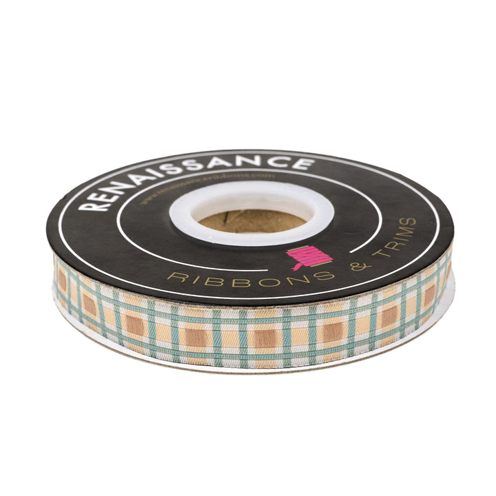 Montana Bloom - Multicolor Plaid - 5/8" width - by Cate and Rainn - One Yard (Preorder)