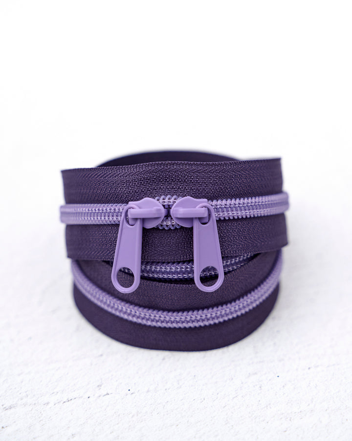 Lavender Twilight - Handbag Zipper - Renaissance Ribbons