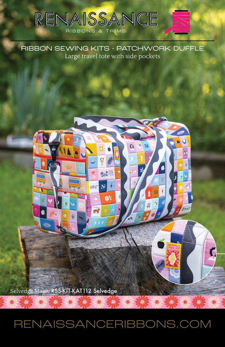 Sewing Kit - Patchwork Duffle in Selvedge Magic