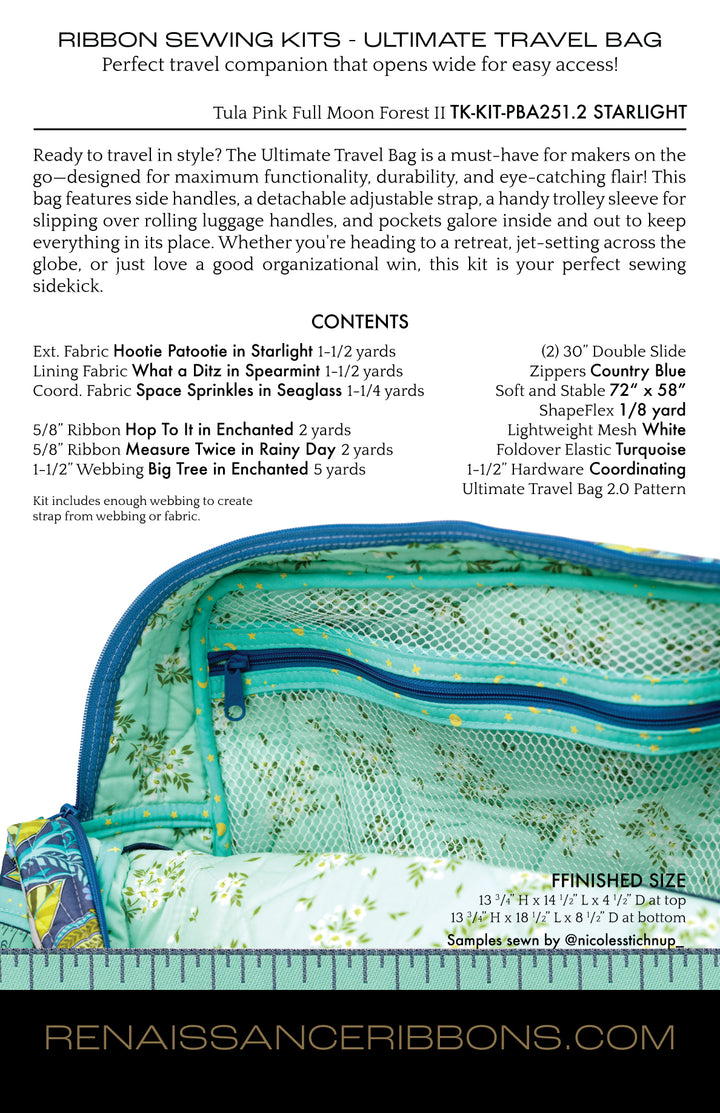 Sewing Kit - Ultimate Travel Bag in Starlight