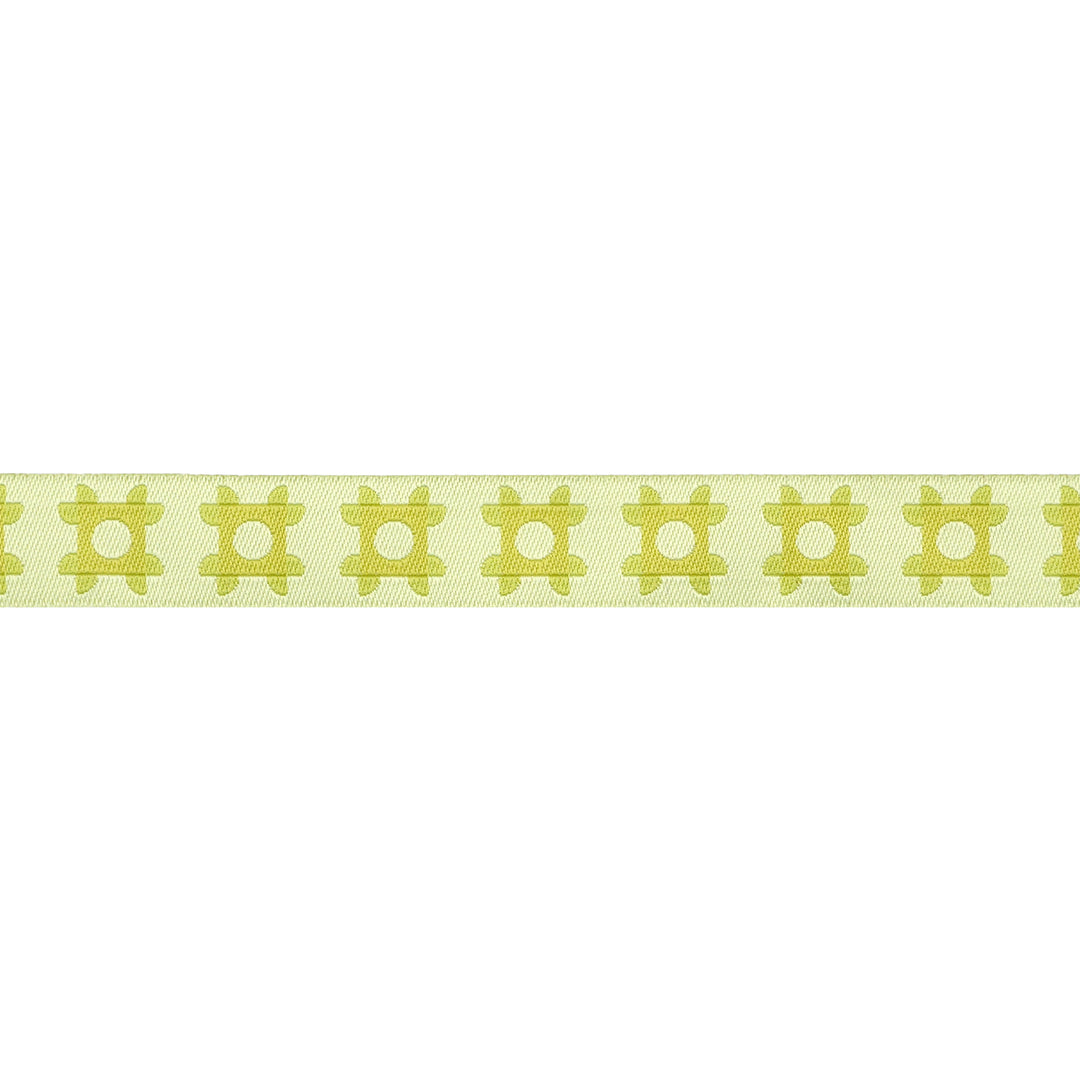 The Genesis of a Journey - Patchwork Piazza in Citron - 5/8" width - by Genesis Hall - One Yard (Preorder)