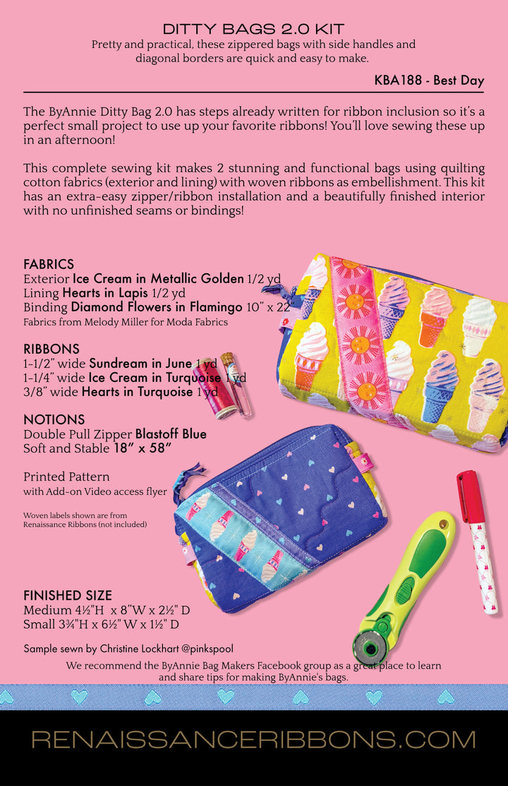 Sewing Kit - Ditty Bags 2.0 - Best Day