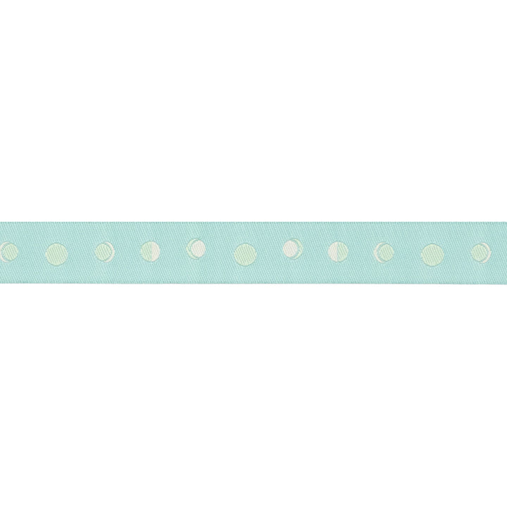 Celestial Garden - Tidal Moon in Blue - 5/8" width - by Alexandra Bordallo - One Yard