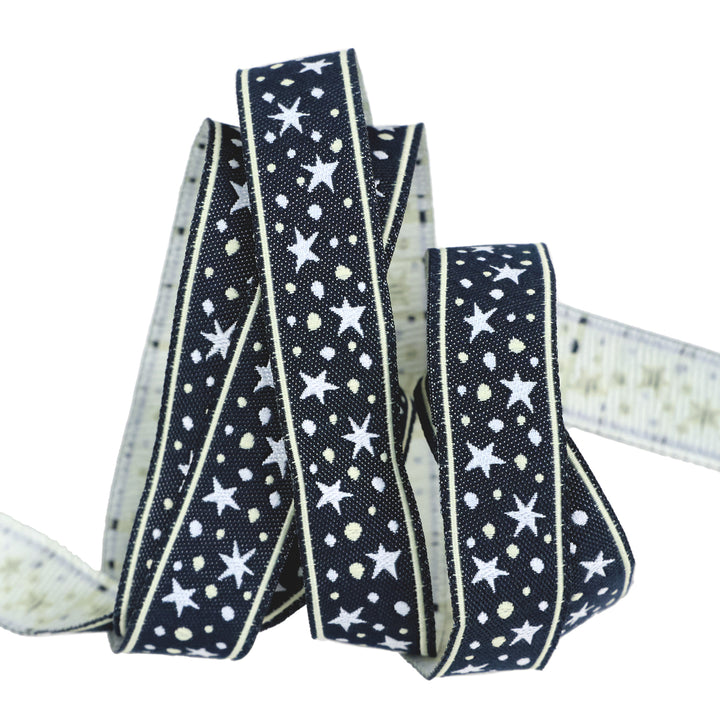 PREORDER - 3, 2, 1... Blastoff - Wish Upon a Star in Night Sky 5/8" - by Stacy Iest Hsu - One Yard