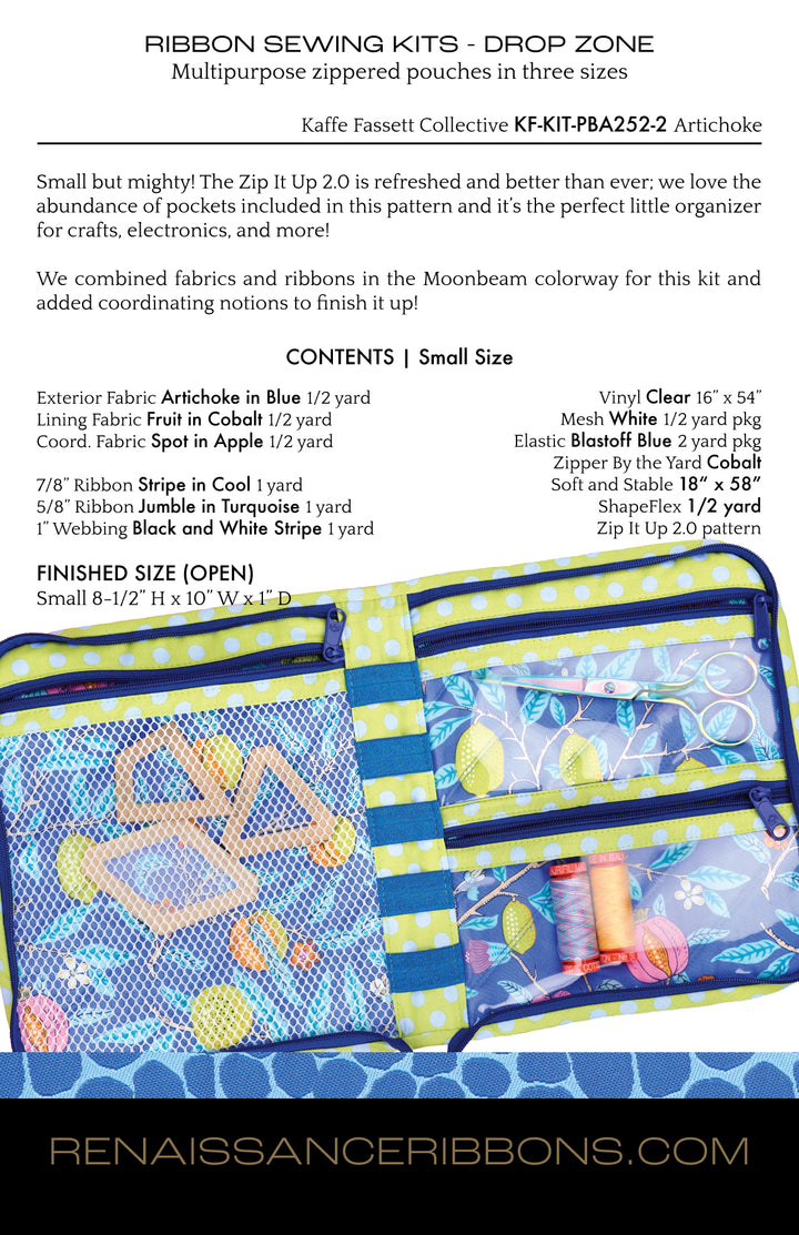 Sewing Kit - Zip It Up 2.0 with Kaffe x Morris and Co. BASE