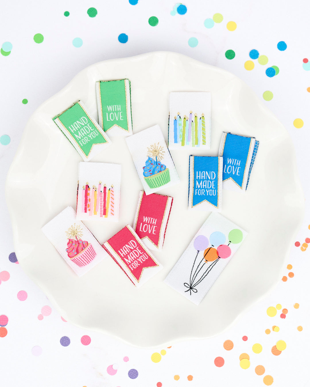 Happy Birthday - Woven Label Pack