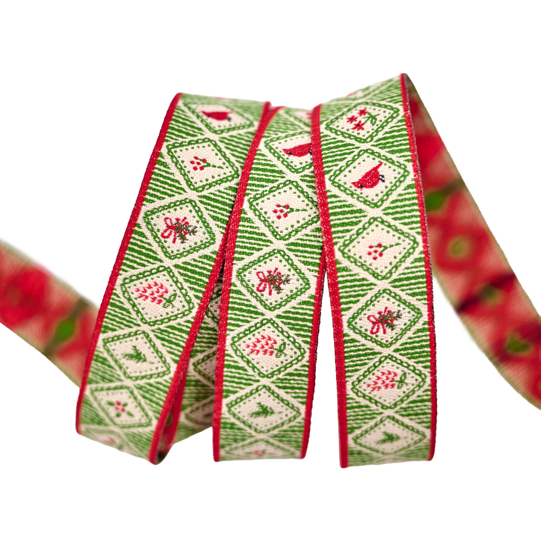 Holiday Cheer - Holiday Charm - 5/8" width - by Stacy Iest Hsu - One Yard (Preorder)