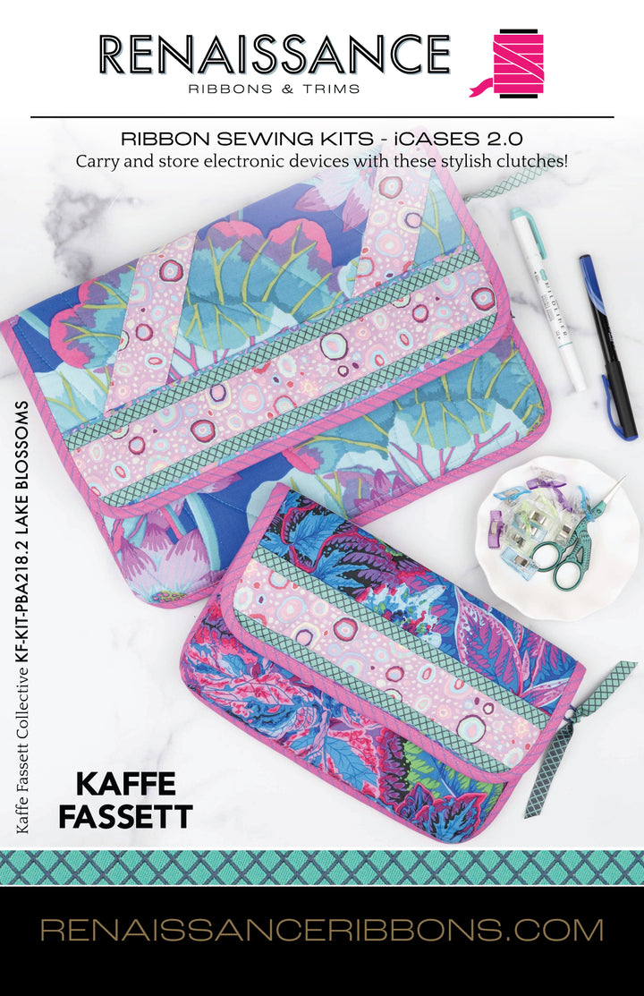 Sewing Kit - iCases 2.0 in Kaffe's Lake Blossoms