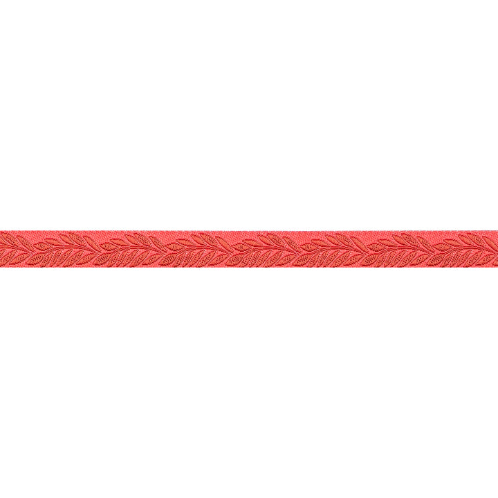 Foliage - Foliage in Coral - 3/8" width - by Sally Kelly - One Yard