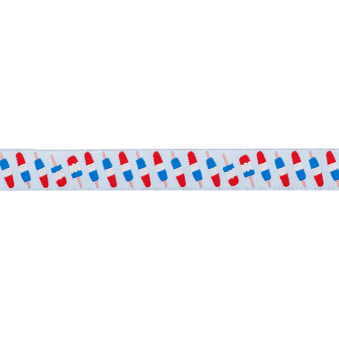 250th Birthday - Push Pops - 5/8" width - by Renaissance Ribbons - One Yard