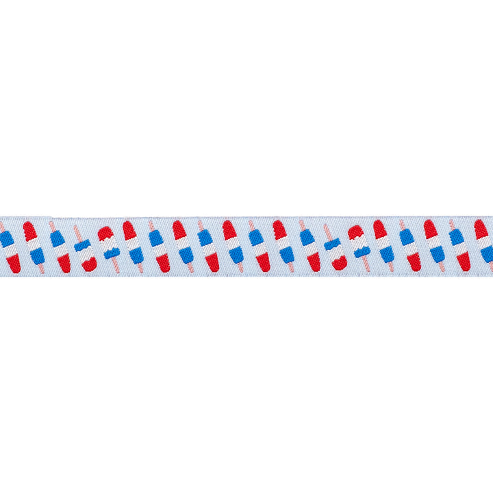 250th Birthday - Push Pops - 5/8" width - by Renaissance Ribbons - One Yard