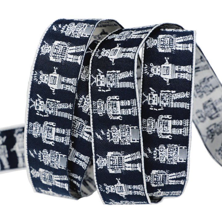 PREORDER - 3, 2, 1... Blastoff - Beep Beep Boop in Night Sky 7/8" - by Stacy Iest Hsu - One Yard