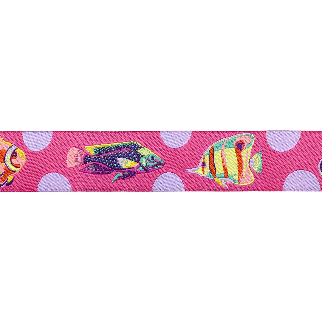 Floral Reef - School Crossing in Ultraviolet - 1" width - by Tula Pink - One Yard (Preorder)